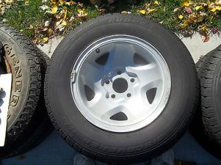 Cooper Discoverer H/T P205/75R15 Rally Rims and Tires of Chevy S10 