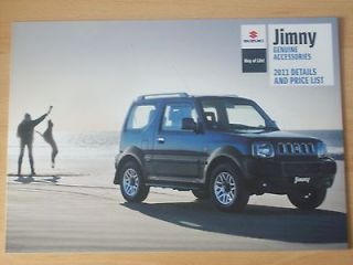 SUZUKI   The Jimny Accessories Sales Brochure 2011.