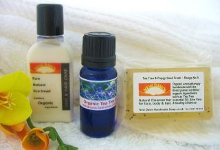 ACNE/ KERATOSIS PILARIS/ FUNGAL Treatment Trial Pack~ Soap+Oil+Cream 