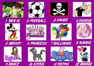   FAKE TATTOOS name PERSONALISED boys girls party Peppa Pig pirate et