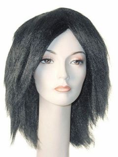 UNISEX AFRICAN NATIVE AFRO AMERICAN TRIBAL BLACK WIG WIGS COSTUME