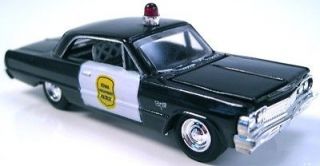   64 Chevy Impala Iowa Highway Patrol Police car detailed rubber