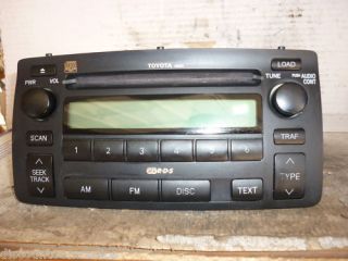 03 08 Toyota Corolla Radio 6 Disc Cd Player 86120 02440 A51814 OEM