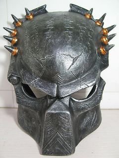 Resin Replica Alien Vs Predator Warrior Movie Costume Mask hand made 