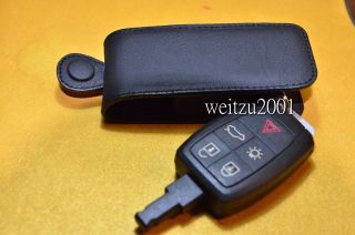   leather Key Fob cover for Volvo V50 S40 C70 C30 keyless remote FOB