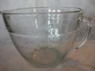 PAMPERED CHEF 8 CUP/2 QT CLEAR HEAVY GLASS MEASURING CUP,USE F/BARBIE 