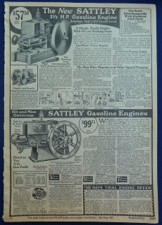 Original Vintage Antique 1924 5 Wards Ads, Farm Machinery Equipment 