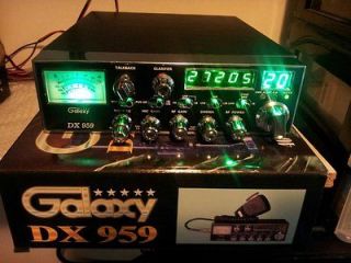 Newly listed Galaxy 959,Cb Radio,PURE GREEN, Big finals, Peaked& tuned 