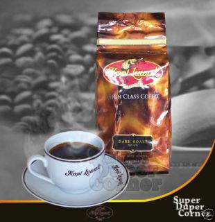 100% Authentic KOPI LUWAK Coffee 1/2 POUND (8 oz or 226 grams) CIVET 