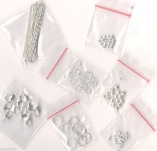 Jewelry Making 10 Anklets Supplies Craft 4 Beads Kit