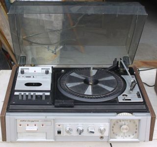   Morse Electrophonic Multiplex AM/FM 8 Track Cassette Turntable System