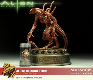Sideshow ALIEN RESURRECTION EXCLUSIVE Polystone Statue W/ Alien Hybrid 