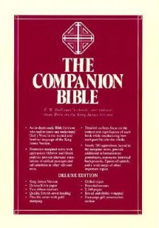 The Companion Bible by E. W. Bullinger 1995, Hardcover, Deluxe