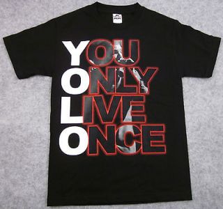 DRAKE You Only Live Once T shirt OVO YOLO Adult Tee Shirt S,M,L,XL,2XL 