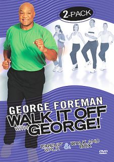 George Foreman   Walk It Off With George 2 Pack DVD, 2004, 2 Disc Set 