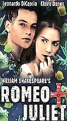 William Shakespeares Romeo Juliet VHS, 1997