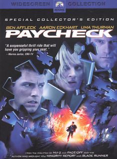 Paycheck DVD, 2004, Widescreen Checkpoint