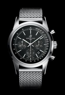 BREITLING WATCH Transocean Chronograph Steel 43 MM Authentic with Box 