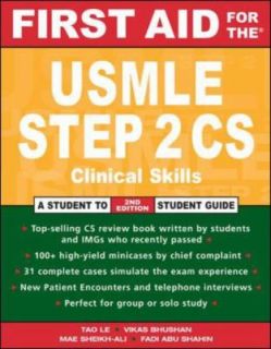 First Aid for the USMLE Step 2 CS by Fadi Aub Shahin, Vikas Bhushan 