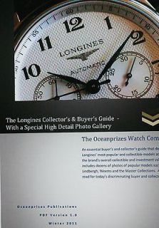 Longines Watch Collectors & Buying Guide PDF Book Weems Lindbergh 