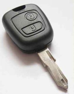 Peugeot 2 Button Key Shell Case for 106 206 306 405