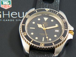 TAG Heuer 1000 Big 45mm Submariner divers watch on a N.O.S. Tropic 