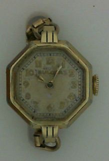 Antique Bulova 10K RGP Gold Ladies Watch
