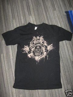 Used black Jones Soda t shirt, Day of the Dead style   Mens SM Small