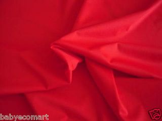 Liquidation Sale 5 Yards Red 1 mil PUL Waterproof Fabric for Cloth 