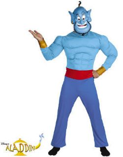 Disney Aladdin Genie Adult Prestige Costume Large 42 46