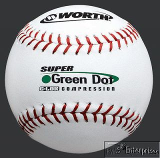 One dozen Worth SX11RLA3 ASA leather softballs NEW 11
