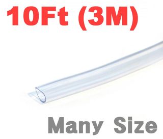 10Ft(3m) Clear KOREA PVC Hose Tube Pipe Flexible Plastic Tubing Washer 