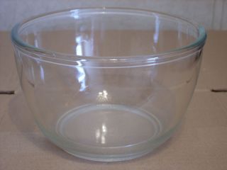vintage glass mixing bowl clear