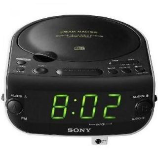 Sony ICF CD815 Dream Machine Dual Alarm Clock CD Player with AM / FM 