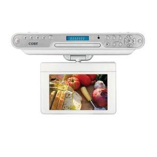   Under Cabinet LCD TV/DVD Combination with Radio Silver