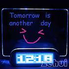 Digital Alarm Clock Luminous Message LED Board With Calendar 4 Port 