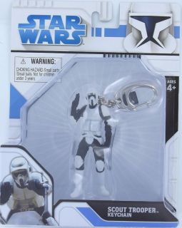 STAR WARS Scout Trooper Stormtrooper Keychain Keyring Imperial 