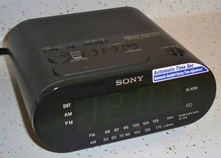 Sony ICF C218 Dream Machine AM/FM Alarm Clock Radio With Automatic 