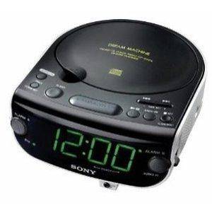 Sony AM/FM Stereo CD Clock Radio with Dual Alarm Fast  