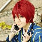 UTA NO PRINCE SAMA Ittoki Otoya Red 35cm Short Cosplay Wigs E06