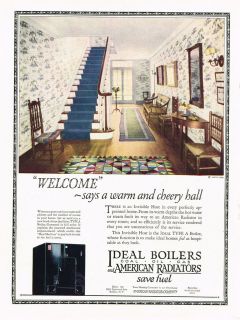 1924 AD Ideal coal, oil, gas Boilers and American Radiators 
