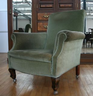   Victorian Armchair Gentlemans Club House Parlour Arm Easy Chair No.2