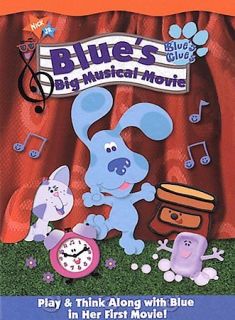 Blues Clues   Blues Big Musical Movie   VG DVD   Blues First Movie