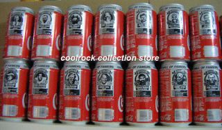 rare 2000 USA coca cola Pittsburgh Steelers 14 coke cans set 355ml ALU