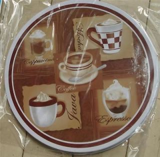   Concepts 2 Piece Burner Cover Set, NEW IN PACKAGE, GREAT COFFEE THEME