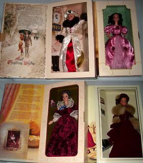 Lot of 4 Collectible Hallmark Barbie Dolls~Sentimental Valentine 