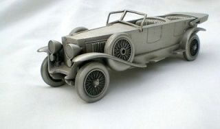 1926 Fiat Pewter Model Car