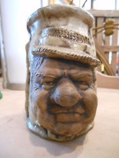 FIELDS CHARACTER JUG DECORATIVE & FUNCTIONAL ART POTTERY