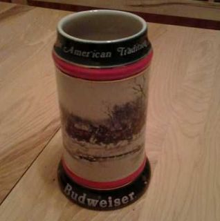 Budweiser Stein 1990 Collectors Edition No Great Condition A Must Have 