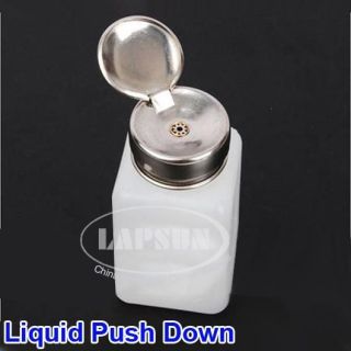 Clear Liquid Push Down Alcohol Dispenser Solder Flux Bottle 200ML Anti 